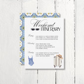 De vrouw Lotus Bachelorette Weekend reisroute Kaar Informatiekaartje