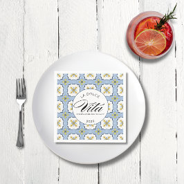 De vrouw Lotus Custom Bachelorette Cocktail Servet