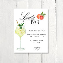 De vrouw Lotus - Spritz Bar teken Limoncello