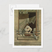 De vrouw met de graafdruk J. Laurent Julien (c1 Briefkaart (Voorkant / Achterkant)