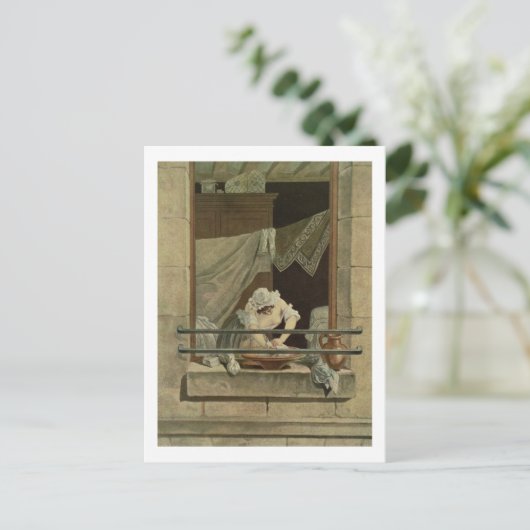 De vrouw met de graafdruk J. Laurent Julien (c1 Briefkaart (Staand voorkant)