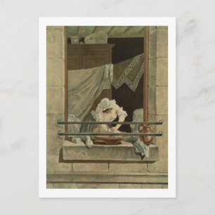 De vrouw met de graafdruk J. Laurent Julien (c1 Briefkaart