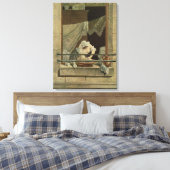 De vrouw met de graafdruk J. Laurent Julien (c1 Canvas Afdruk (Insitu (Slaapkamer))