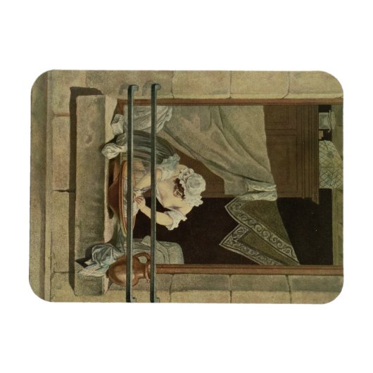 De vrouw met de graafdruk J. Laurent Julien (c1 Magneet (Horizontaal)