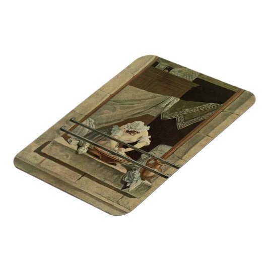 De vrouw met de graafdruk J. Laurent Julien (c1 Magneet (Linkerzijde)