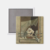 De vrouw met de graafdruk J. Laurent Julien (c1 Magneet (Voorkant / Achterkant)