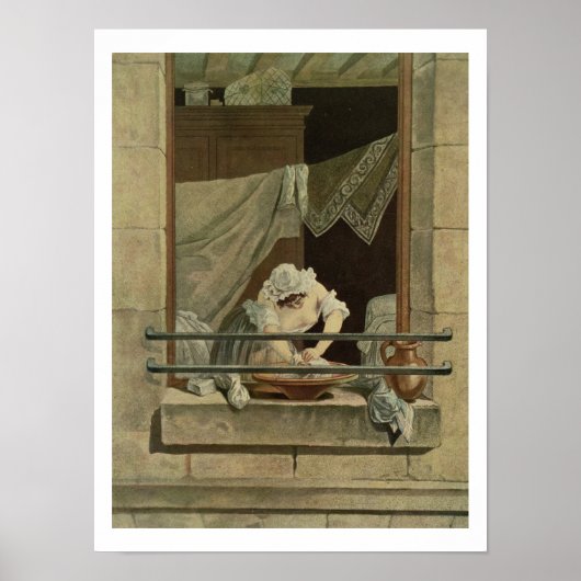 De vrouw met de graafdruk J. Laurent Julien (c1 Poster (Voorkant)