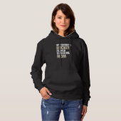 De vrouw mijn favoriete Hockey Player roept me mam Hoodie (Voorkant volledig)