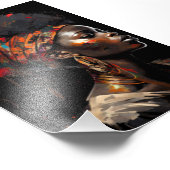 De Vrouw, Mooie Vrouw, Kunstdruk, Afrika Foto Afdruk (Hoek)