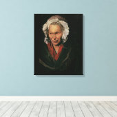 De vrouw of The Obsessie of Envy, 1819-22 Canvas Afdruk (Insitu (Houten vloer))