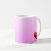 De vrouw, Roze Ombre Koffiemok (Voorkant rechts)