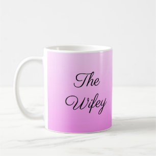 De vrouw, Roze Ombre Koffiemok