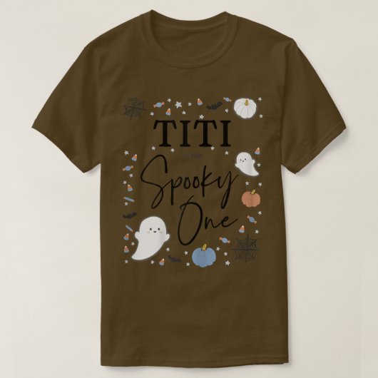 De vrouw Titi van de Spooky One First Birthday Blu T-shirt (Design voorkant)