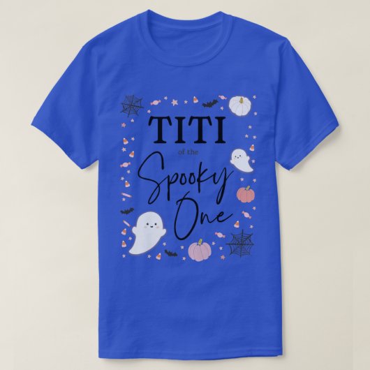 De vrouw Titi van de Spooky One Girl First Birthda T-shirt (Design voorkant)
