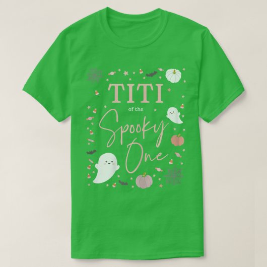 De vrouw Titi van de Spooky One Girl First Birthda T-shirt (Design voorkant)