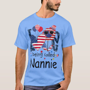 De vrouw van 4 juli wordt Nannie Sunflo genoemd T-shirt