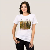 De vrouw van Angelocastro. Corfu legendes Tri-Blend Shirt (Voorkant volledig)