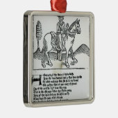 De vrouw van Bath Metalen Ornament (Rechts)