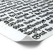 De vrouw van Bath Poster (Hoek)