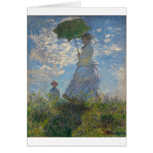 De Vrouw van Claude Monet met een Parasol 1875