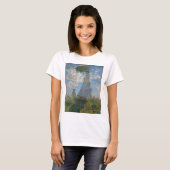 De Vrouw van Claude Monet met een Parasol 1875 T-shirt (Voorkant volledig)