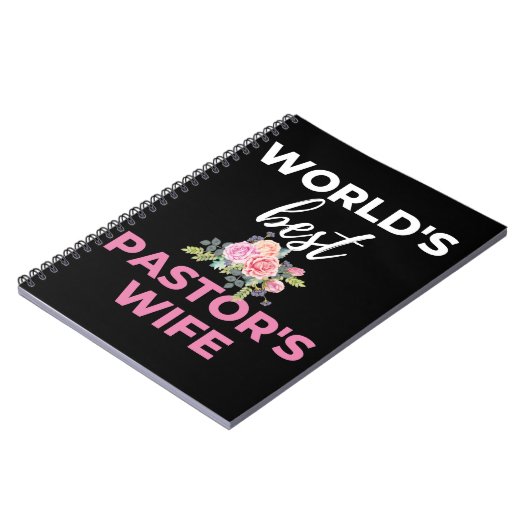 De vrouw van de beste predikant van de wereld notitieboek (Linkerzijde)