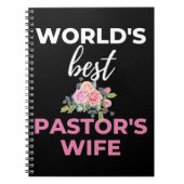 De vrouw van de beste predikant van de wereld notitieboek (Voorkant)