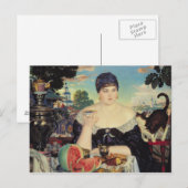 De vrouw van de handelaar in Tea, 1918 Briefkaart (Voorkant / Achterkant)