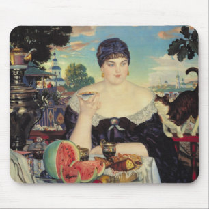 De vrouw van de handelaar in Tea, 1918 Muismat