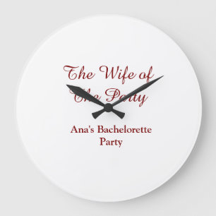 De vrouw van de partij vrijgezellenfeest naam datu grote klok