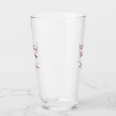 De vrouw van de party vrijgezellenfeest naam datum glas (Links)