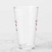 De vrouw van de party vrijgezellenfeest naam datum glas (Rechts)