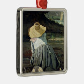 De vrouw van de rivier de 1860 metalen ornament (Rechts)