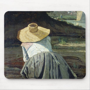 De vrouw van de rivier de 1860 muismat