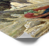 De vrouw van de rivier de 1860 poster (Hoek)