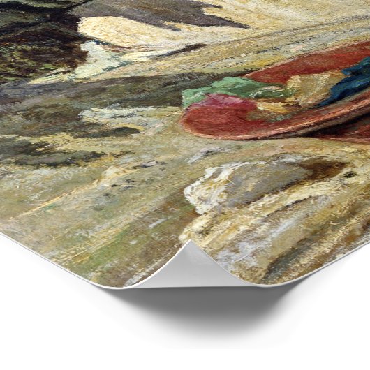 De vrouw van de rivier de 1860 poster (Hoek)