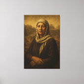 De vrouw van Gaza Canvas Print (Voorkant)