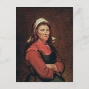 De vrouw van het volk briefkaart