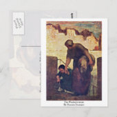 De vrouw van Honore Daumier Briefkaart (Voorkant / Achterkant)