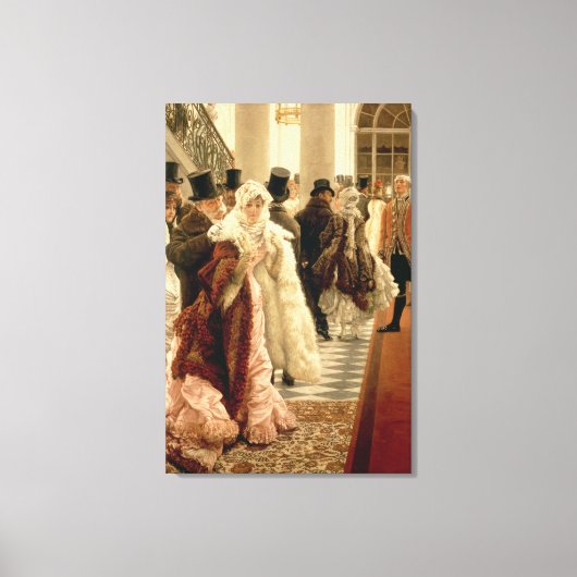 De vrouw van Mode , 1883-5 Canvas Afdruk (Voorkant)