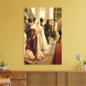 De vrouw van Mode , 1883-5 Canvas Afdruk (Insitu (Woonkamer))