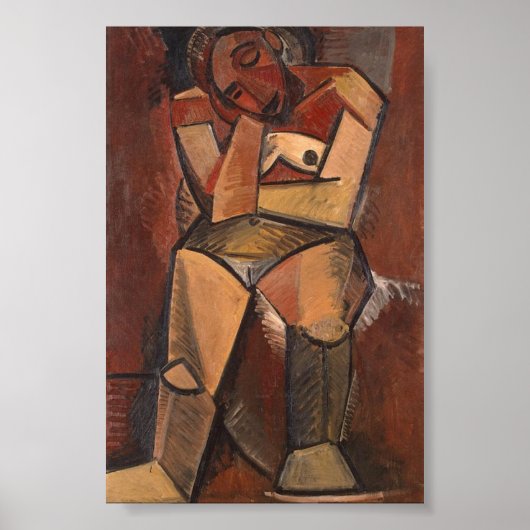De vrouw van Pablo Picasso (1908) Poster (Voorkant)