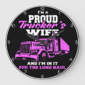 De vrouw van Proud Trucker: Long Haul Grote Klok (Voorkant)