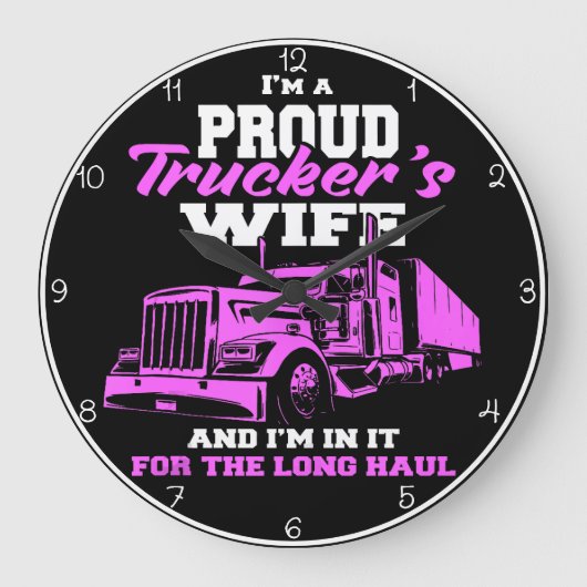De vrouw van Proud Trucker: Long Haul Grote Klok (Voorkant)
