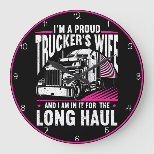 De vrouw van Proud Trucker, Long Haul Grote Klok (Voorkant)