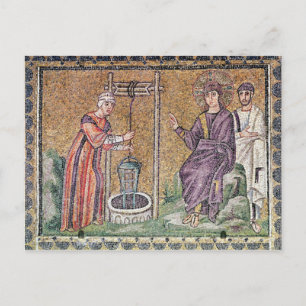 De vrouw van Samaria bij de Put Briefkaart
