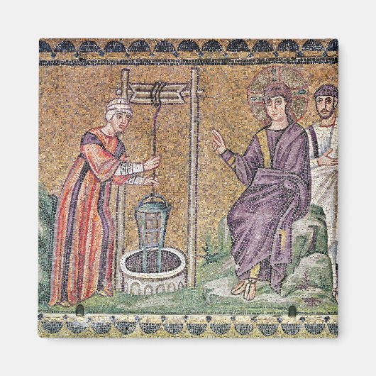 De vrouw van Samaria bij de Well Magneet (Voorkant)