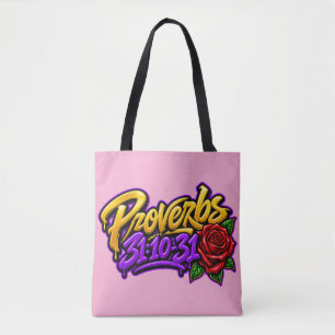 De vrouw van Spreuken 31 Tote Bag