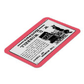 De vrouw van vandaag kachel Ad Magneet (Linkerzijde)