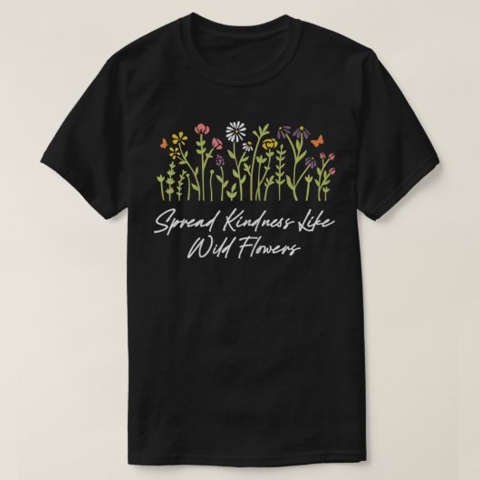 De vrouw verspreidt de ziekte als de wilde bloemen t-shirt (Design voorkant)